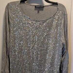 Sequined top XL
